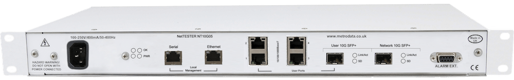 NetTESTER: NT10G05 Embedded LAN / WAN Testing and Monitoring